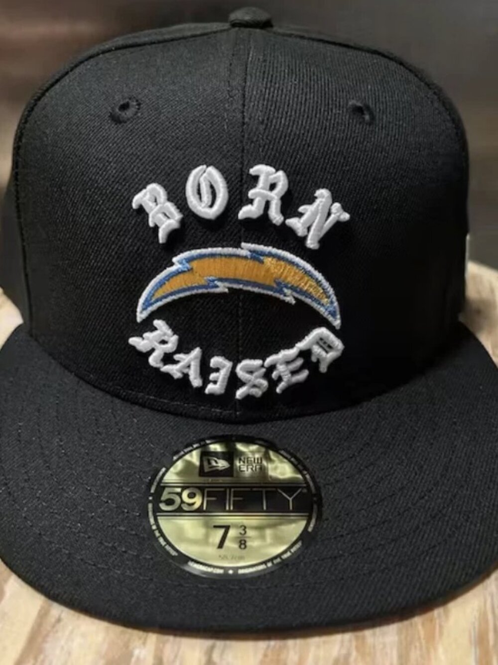 Born X Raised × NFL NEW ERA + CHARGER FITTED ROCKER HAT